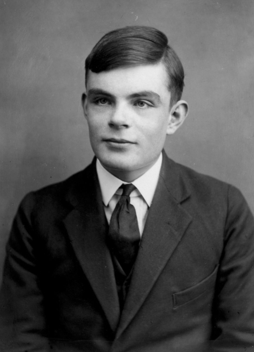 Alan Turing as a sixteen-year-old schoolboy.