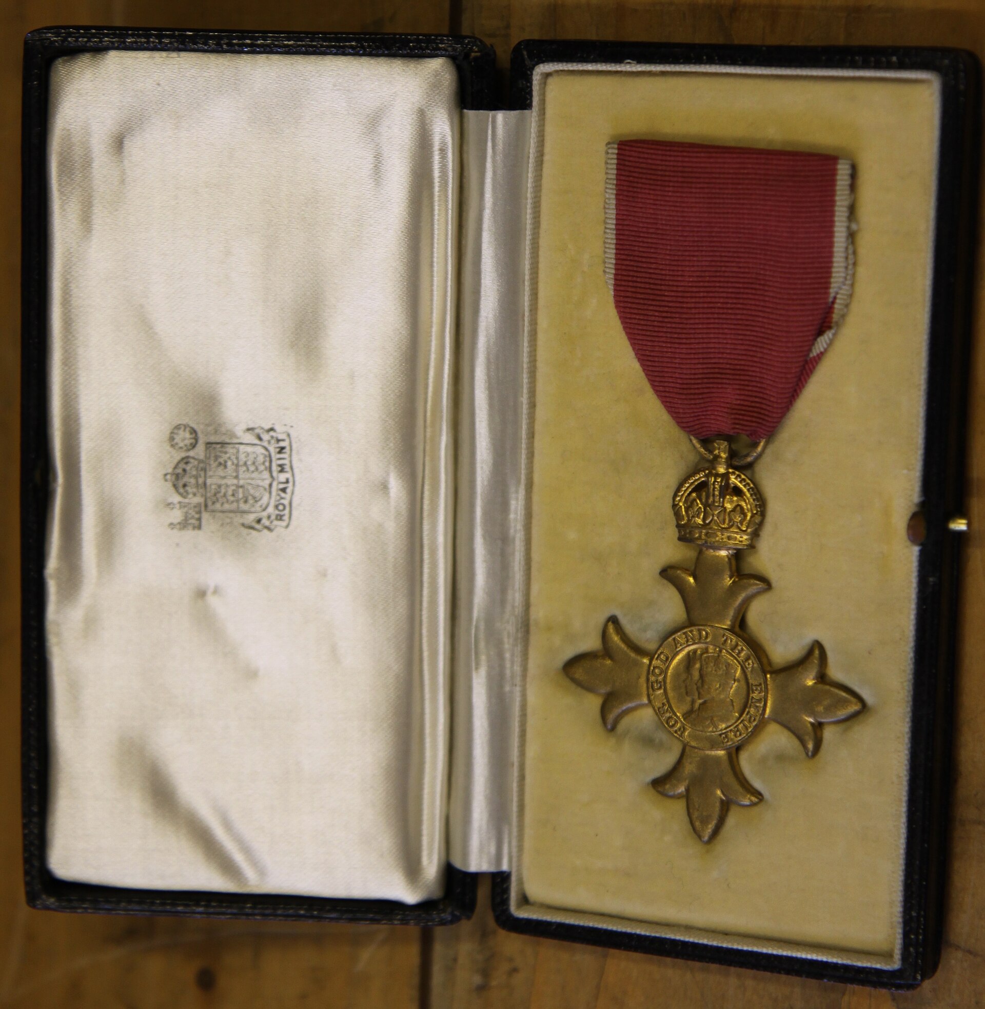 Alan Turing's OBE medal, kept in the archives of Sherborne School. — Elektrik Fanne, CC BY-SA 4.0 (Wikimedia Commons)