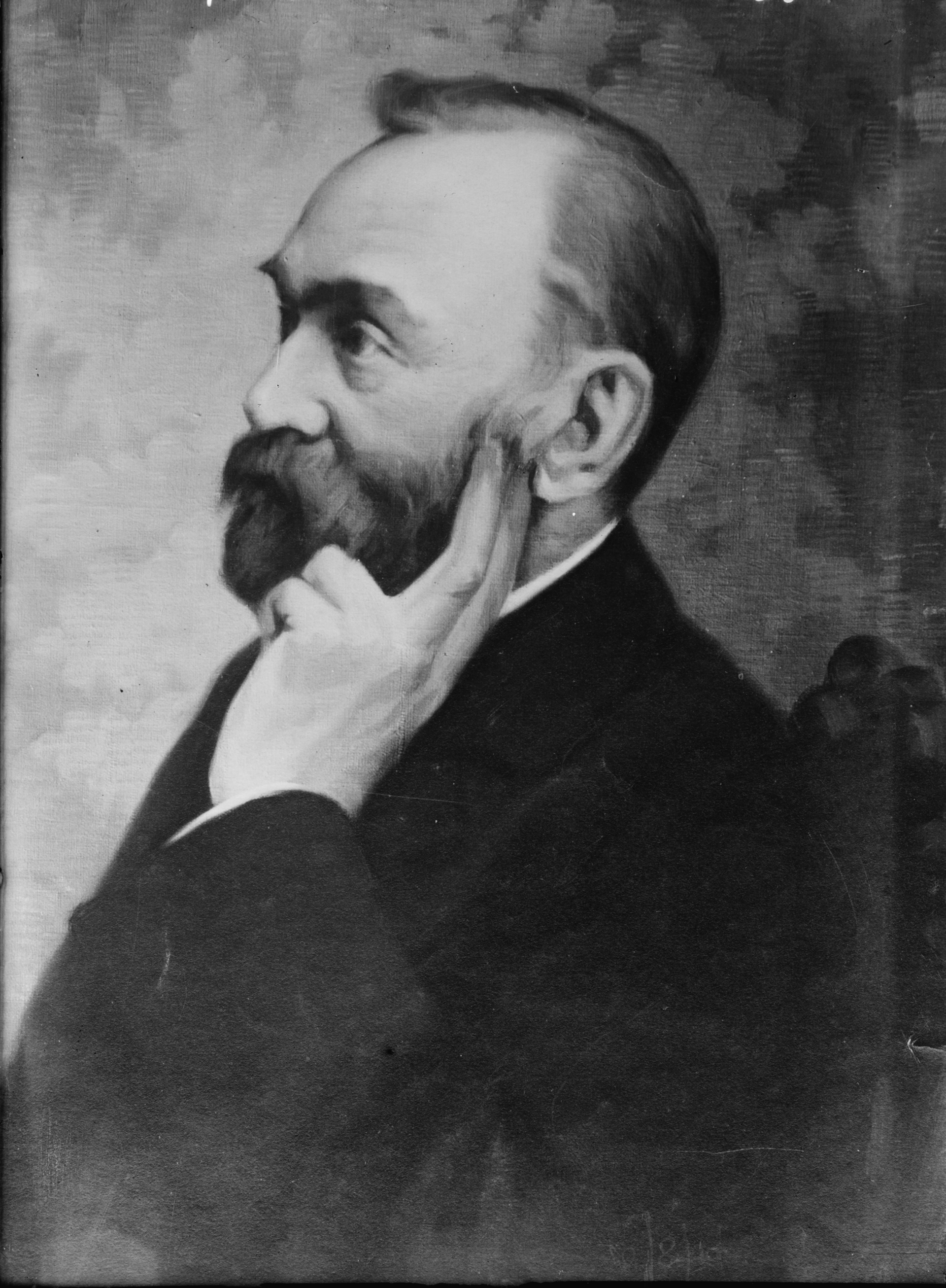 Photographic portrait of Alfred Nobel by Gösta Florman.