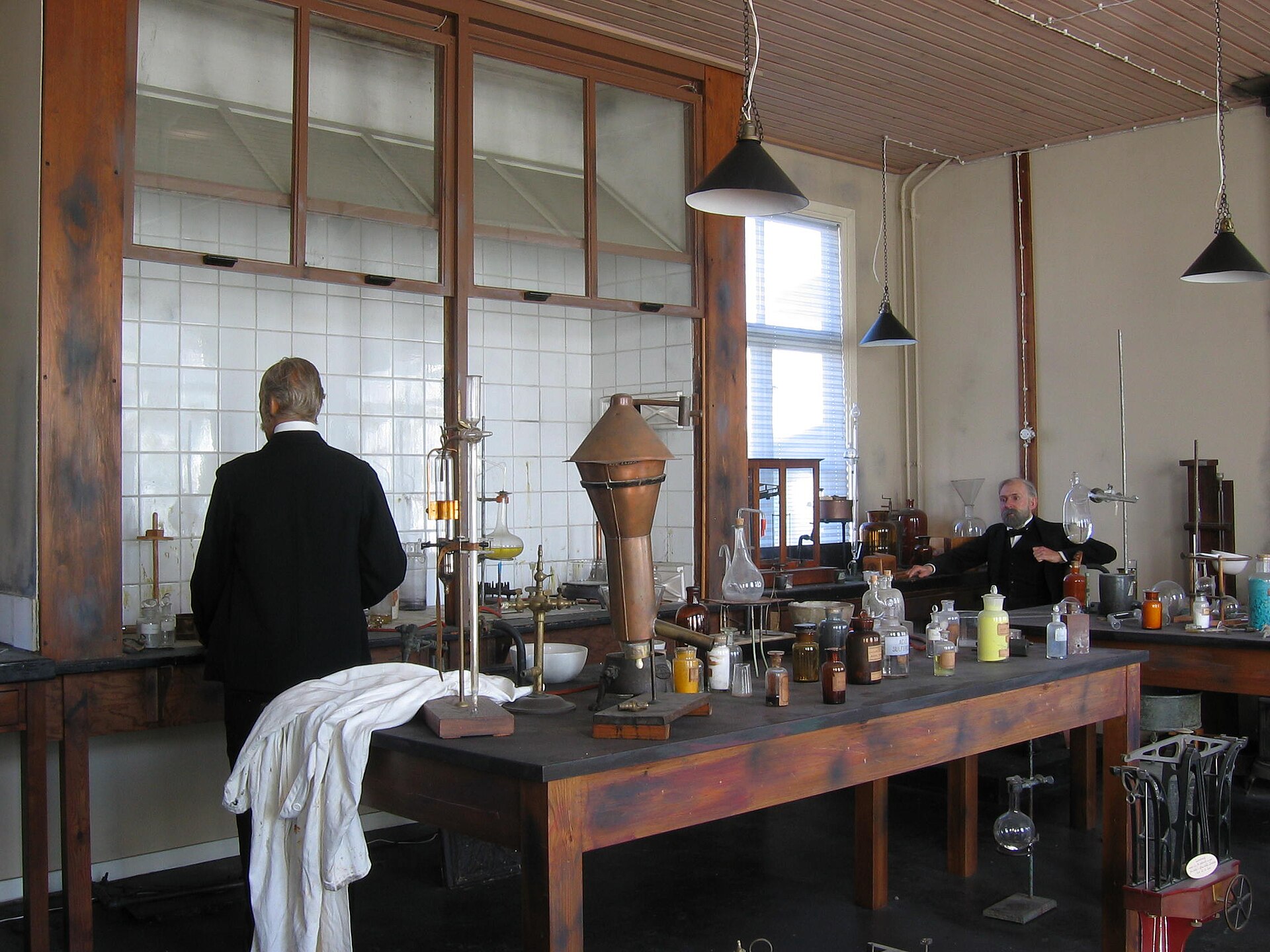 Interior of Alfred Nobel's laboratory, preserved at the Nobel Museum in Karlskoga. — Banza52, CC BY-SA 4.0 (Wikimedia Commons)