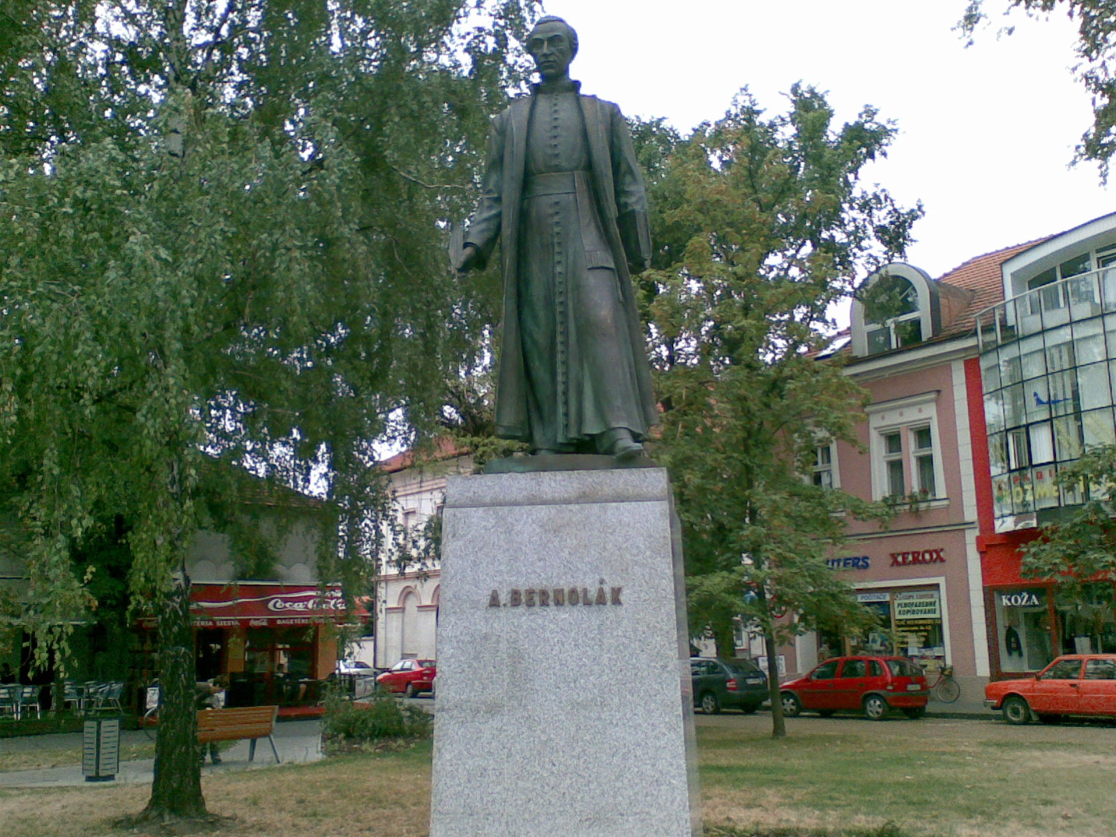 Statue of Anton Bernolák. — Venan, CC BY-SA 3.0 (Wikimedia Commons)