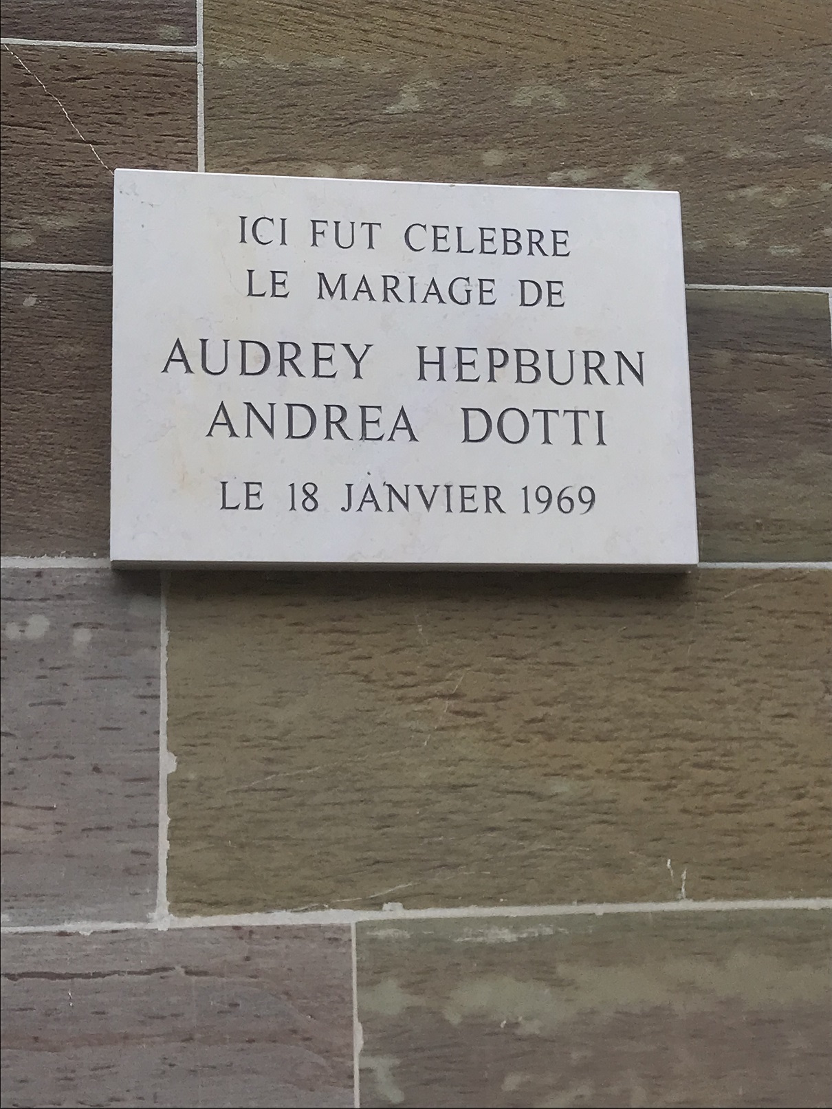 A square named after Audrey Hepburn in Morges, Switzerland.