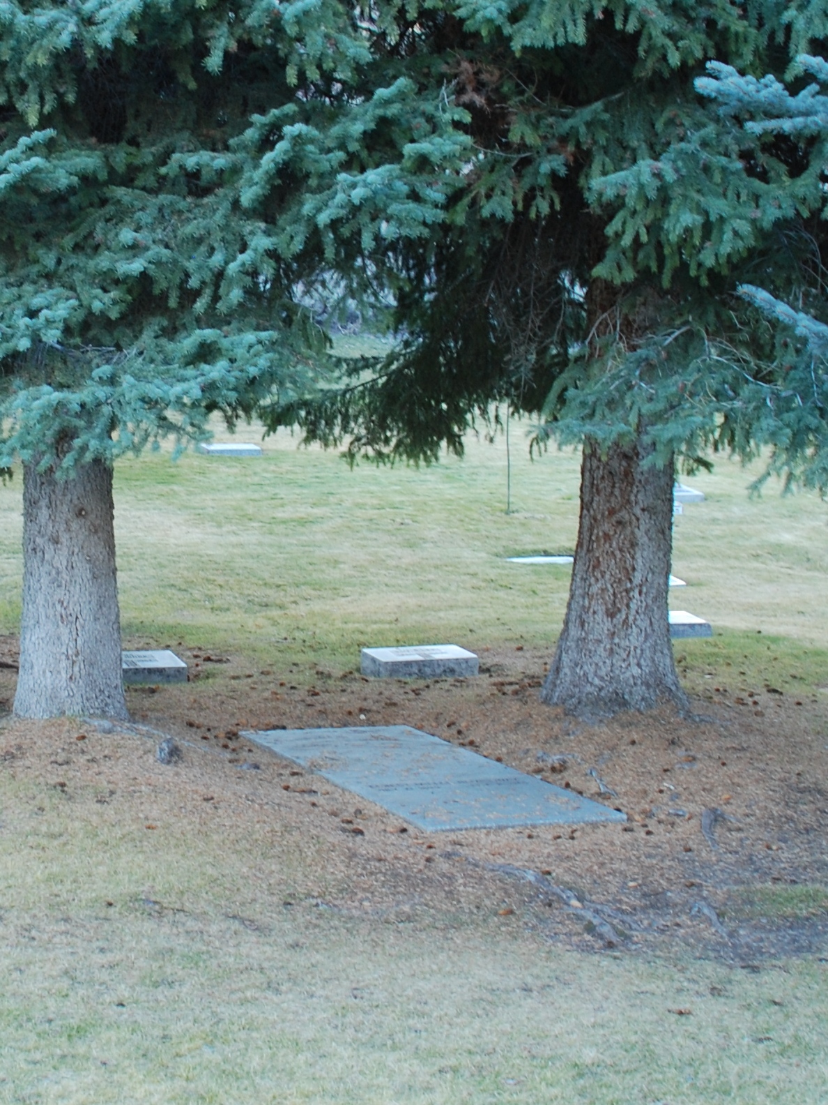 The grave of Ernest Hemingway in Ketchum, Idaho.