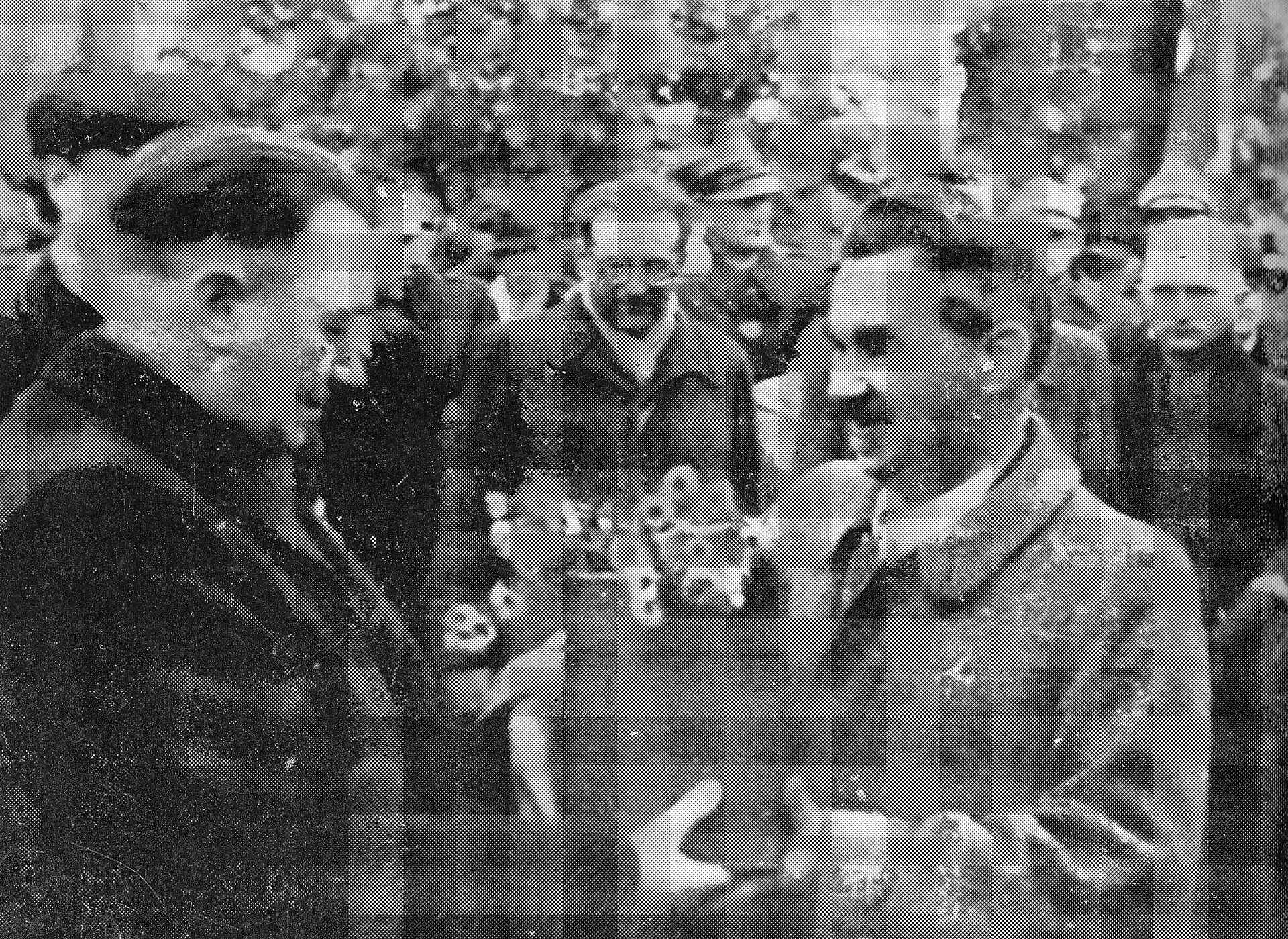 President Bolesław Bierut handing over the urn holding Frédéric Chopin's heart on its return to Warsaw in 1945.
