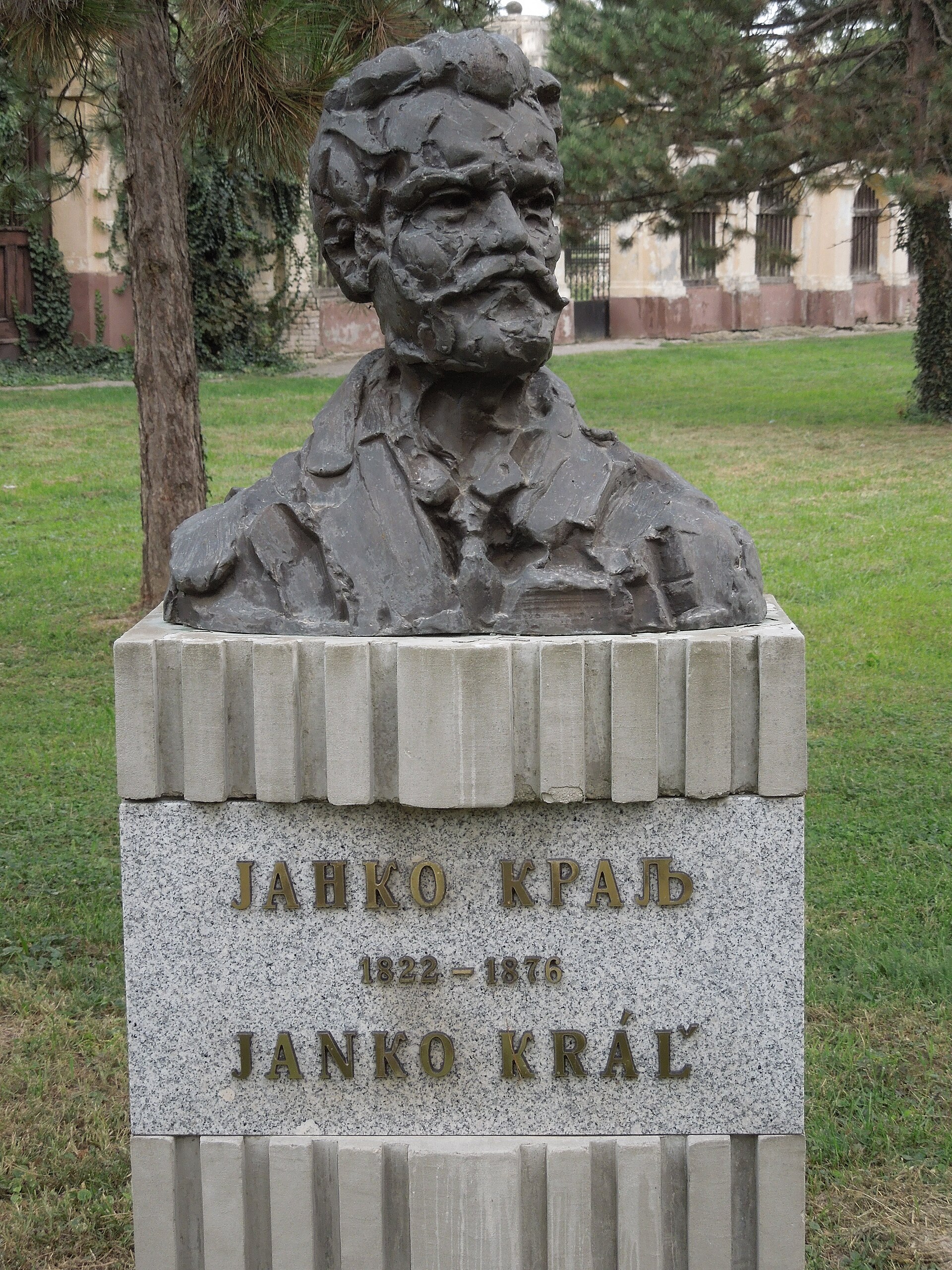 A bust of Janko Kráľ in Kulpin. — M Todorovic, CC BY-SA 4.0 (Wikimedia Commons)