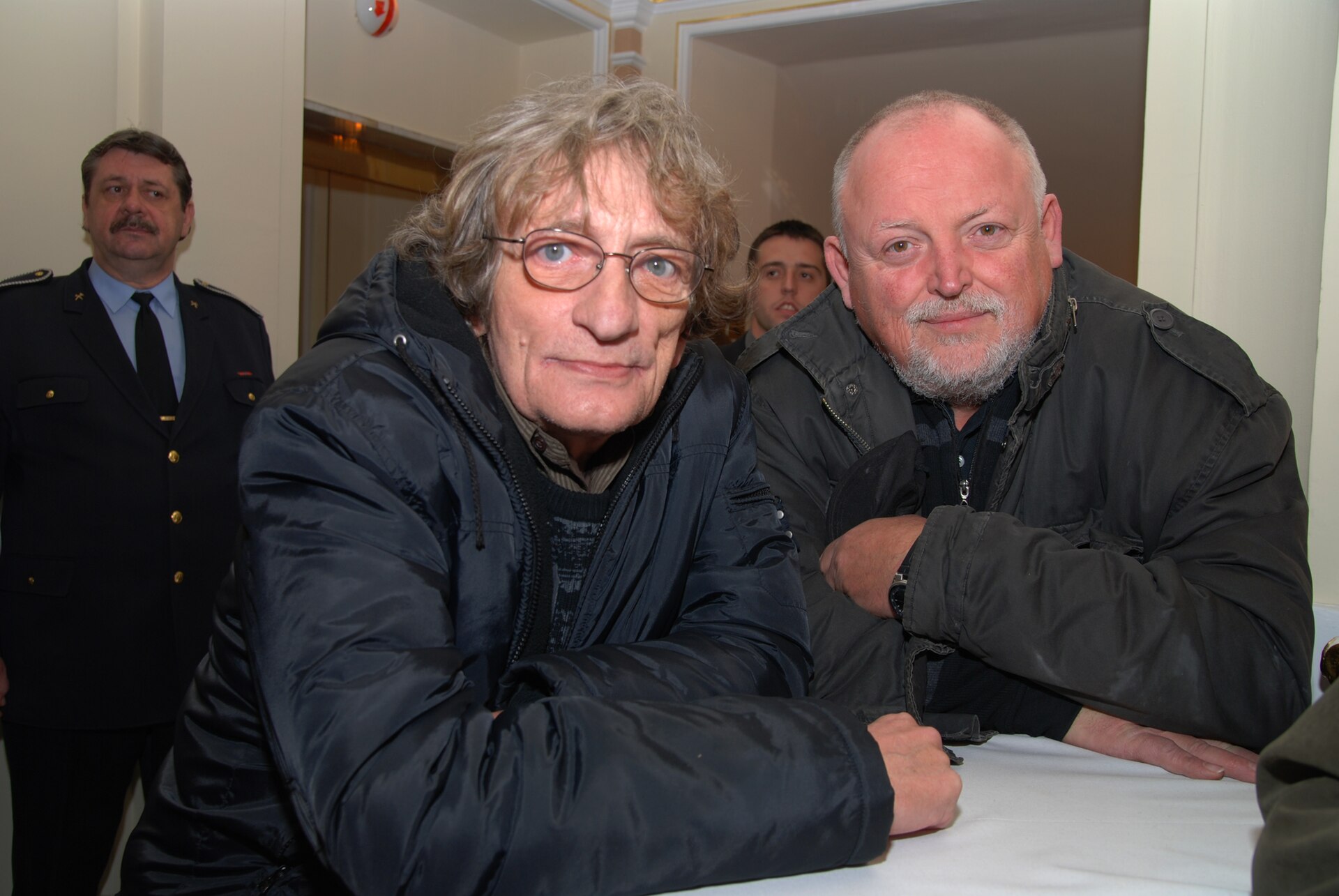 Marián Varga with the musician Fedor Frešo. — Pavol Frešo, CC BY 2.0 (Wikimedia Commons)