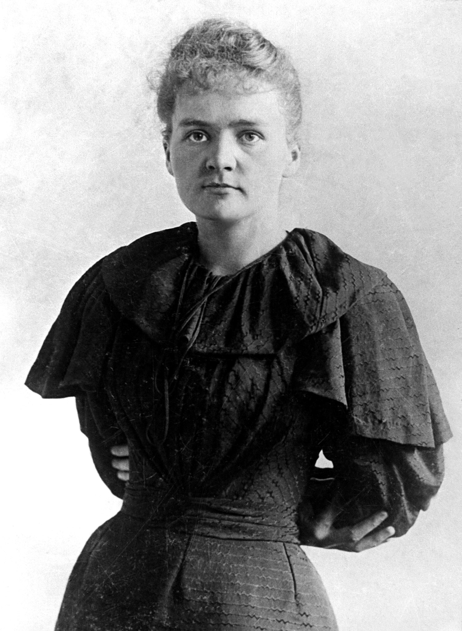 Marie Skłodowska as a student in Paris in 1895.