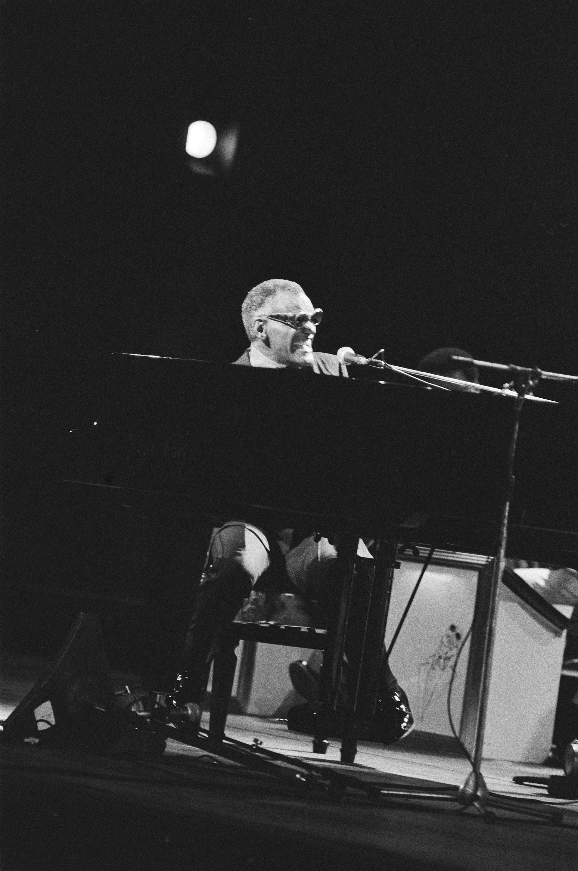 Ray Charles at the North Sea Jazz Festival in Den Haag, July 1983.